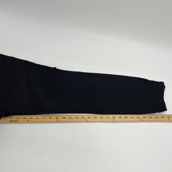 ANDREA JOVINE Size 6 Polka Dot Black White Stretch Ankle Cropped Jean Pants - Picture 8 of 8